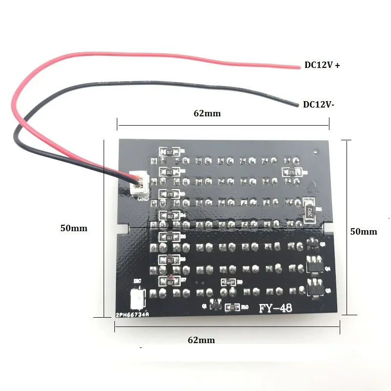 1 шт. 940 нм 48 LED ИК-подсветка для ночного видения без видимого света камеры видеонаблюдения