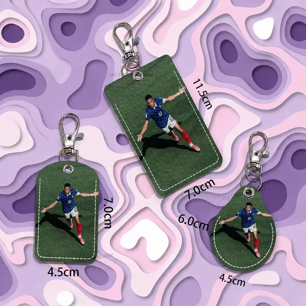 2026K-KylianM-MbappéFrance football Le gamin de Bondy Card Keychain Fashion Pendant Bag ID Door Card Case Bus Card Cute Adult view 3
