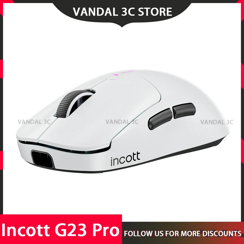 Incott G23 Pro Mouse Wireless Dual Mode 8K PAW3395 Sensor Hot Swap Gaming Mouse Ergonomics Mice Custom Pc Gamer Accessories Gift