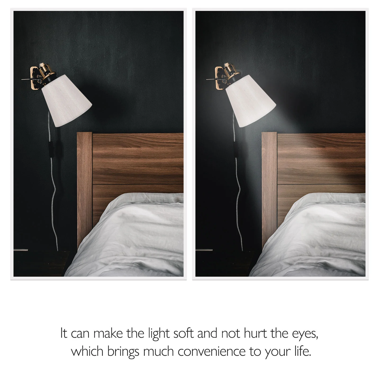 Clip Lampadina Paralume Plafoniere in tessuto Multifunzione Decorazione bohémien Copertura per pendente domestico
