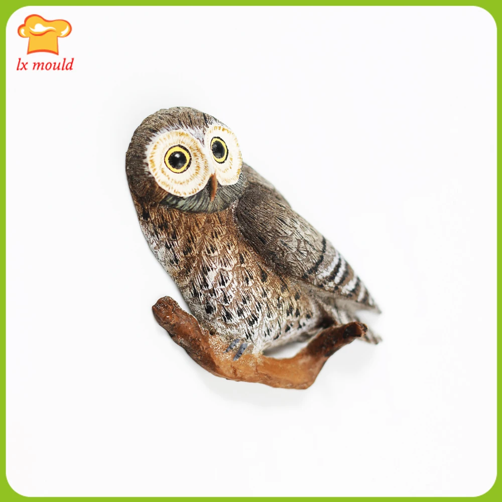 3D Owl Silicone Fon…