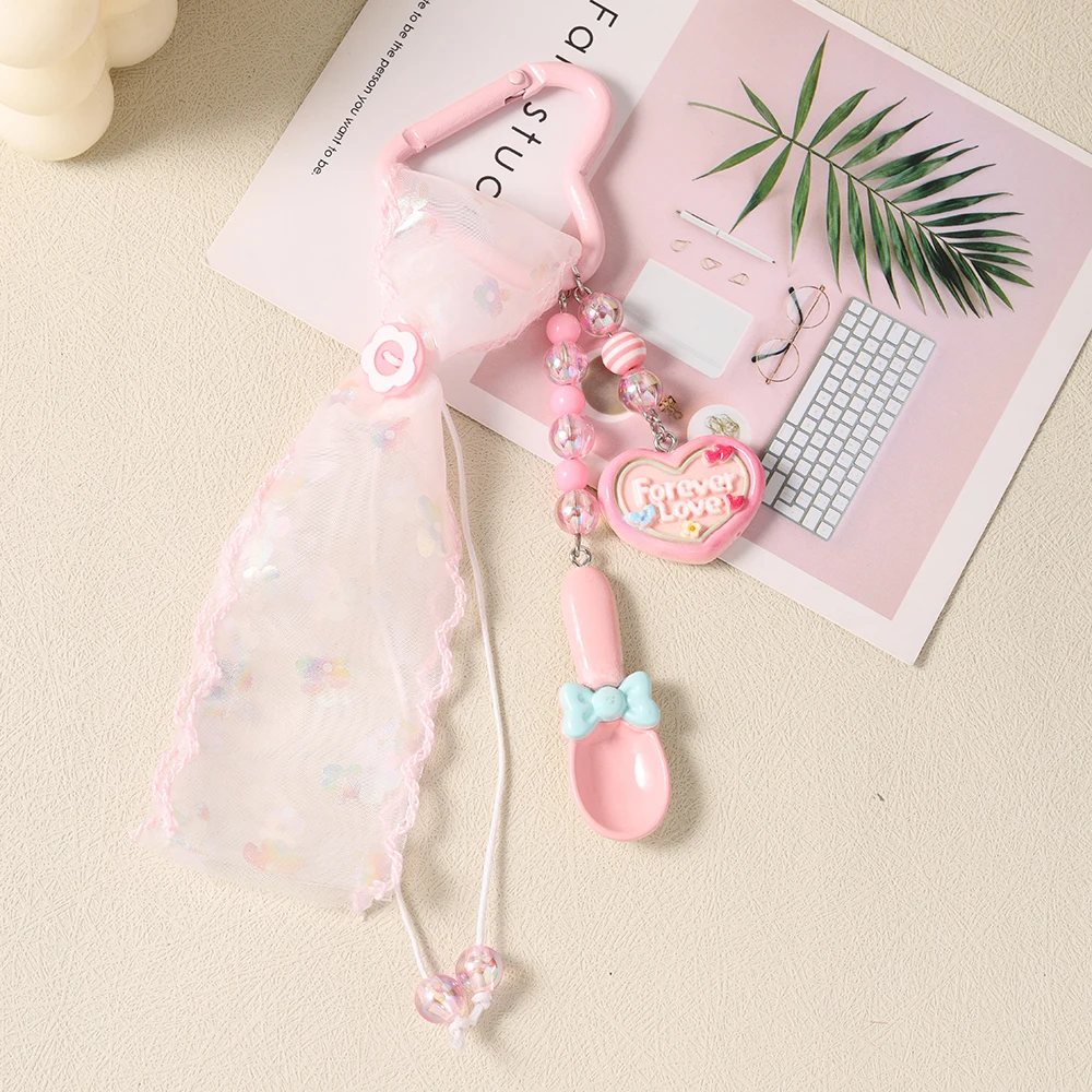 Aihua Fashion Strand-Muschel-Fisch-Seestern-Anhänger Schlüsselanhänger Hübsche Satin-Taschen-Charms Handtaschen-Rucksack-Hosen-Dekoration Geschenke – Detail 13