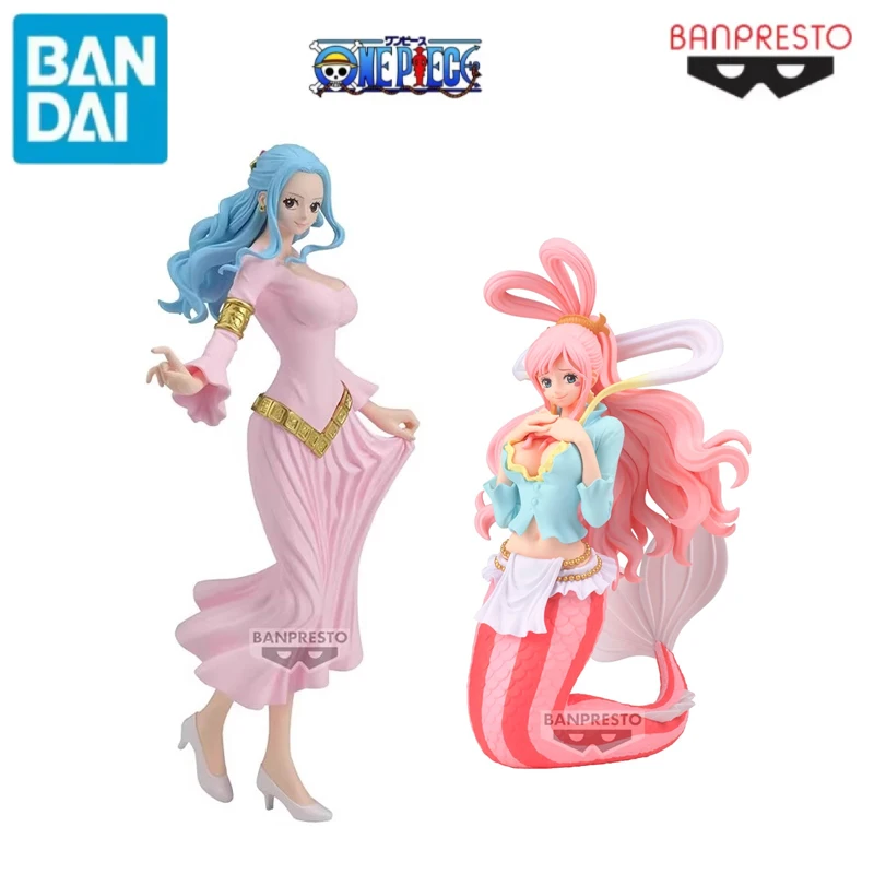 Bandai Original Banpresto One Piece GLITTER&GLAMOURS-NEFELTARI VIVI-Ⅱ Shirahoshi Anime Action Figures Toys Kids Gift Model