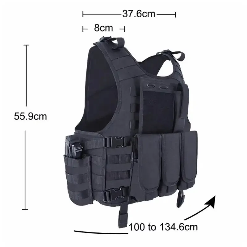 Multi-functional wear-resistant tactical vest outdoor training clothes outdoor equipment protective waistcoat