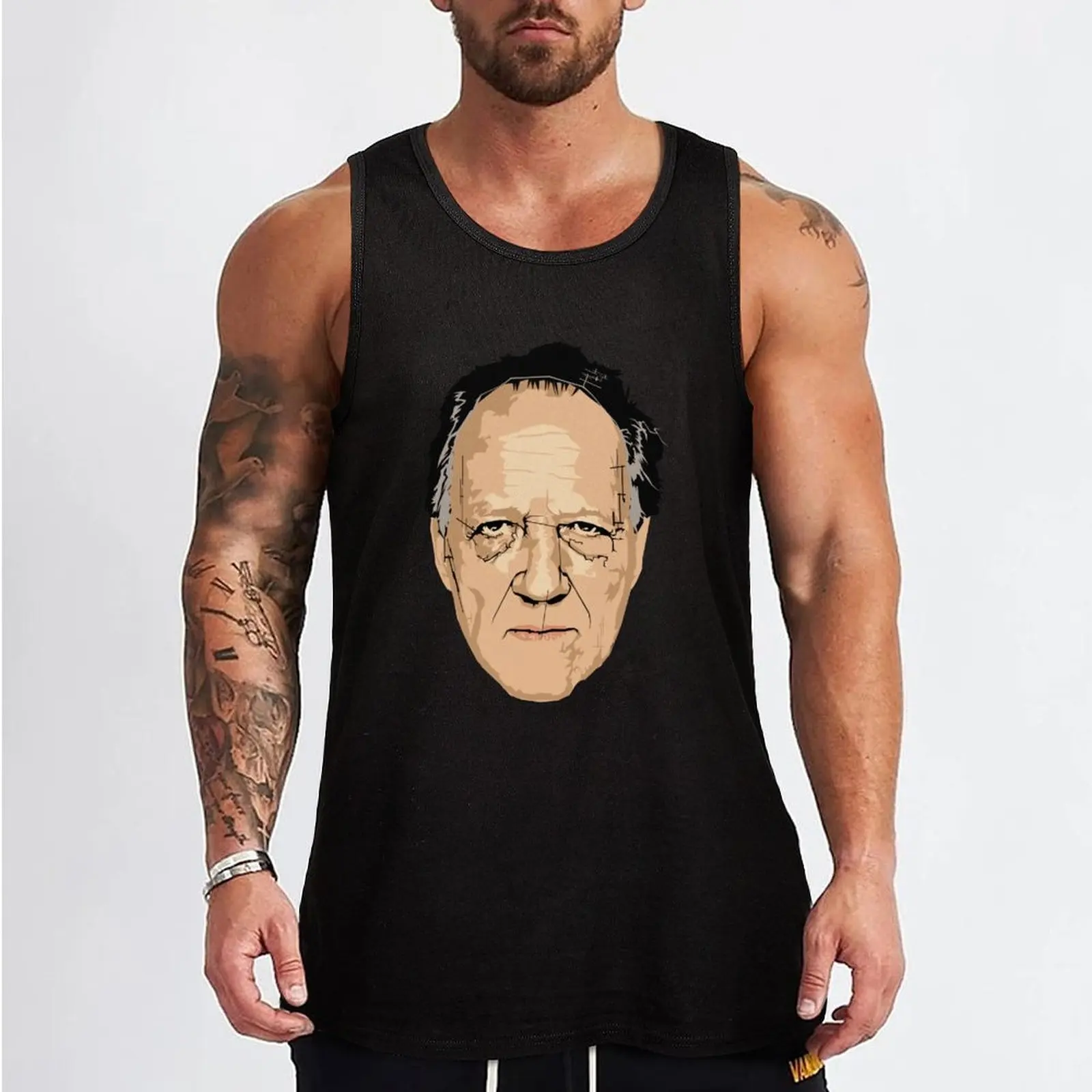 Werner Herzog Tank Top sports clothes for men gym accessories men tops basketball clothing