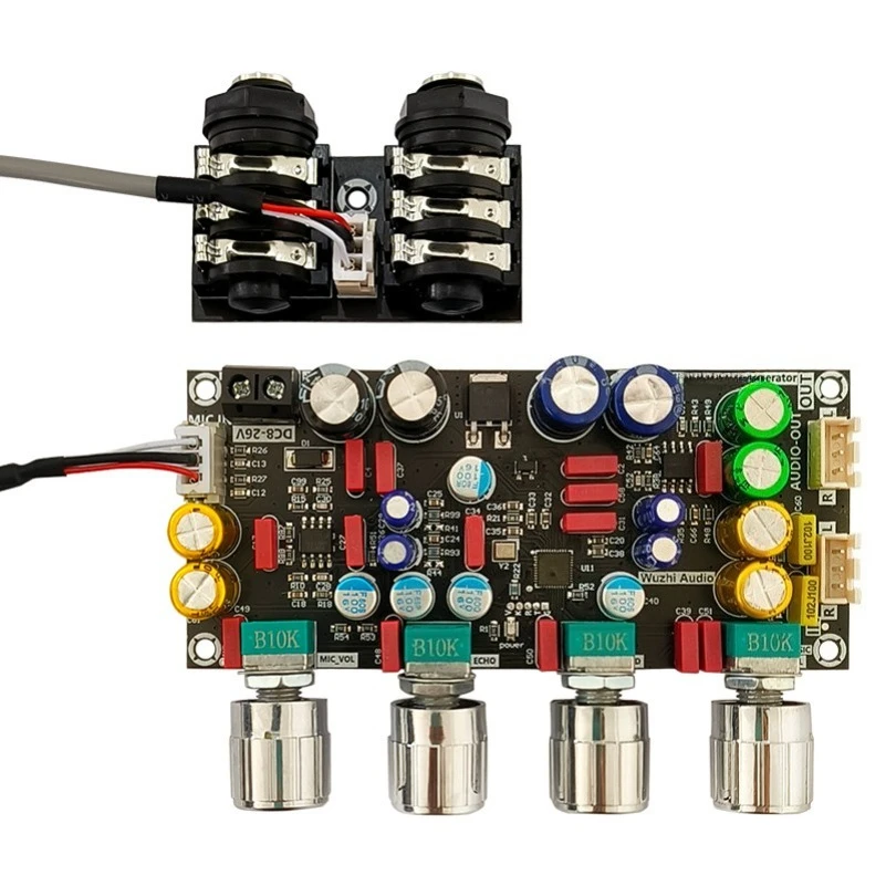 FOR Fever Karaoke Reverb Board Mike Microphone Karaoke Singing Pre-Effects Module Board