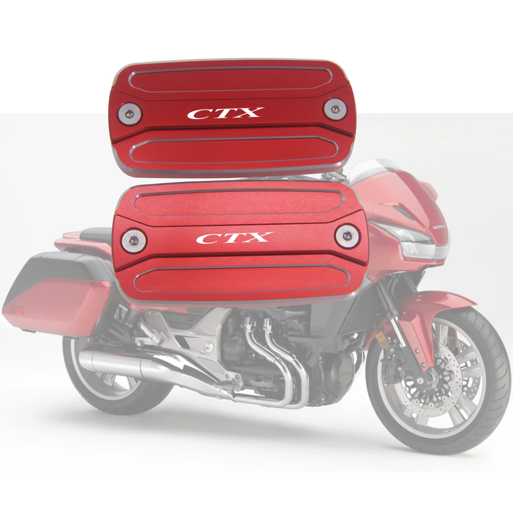 Tapa de aceite de cubierta de depósito de líquido de cilindro maestro de freno delantero de motocicleta para Honda CTX700/N CTX1300 2014-2016 CTX 700/N CTX 1300