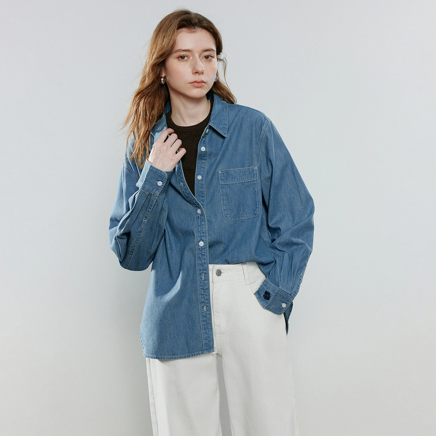 Thumbnail 3 - #46 Cheapest Denim Button Shirts Deals You Can Get