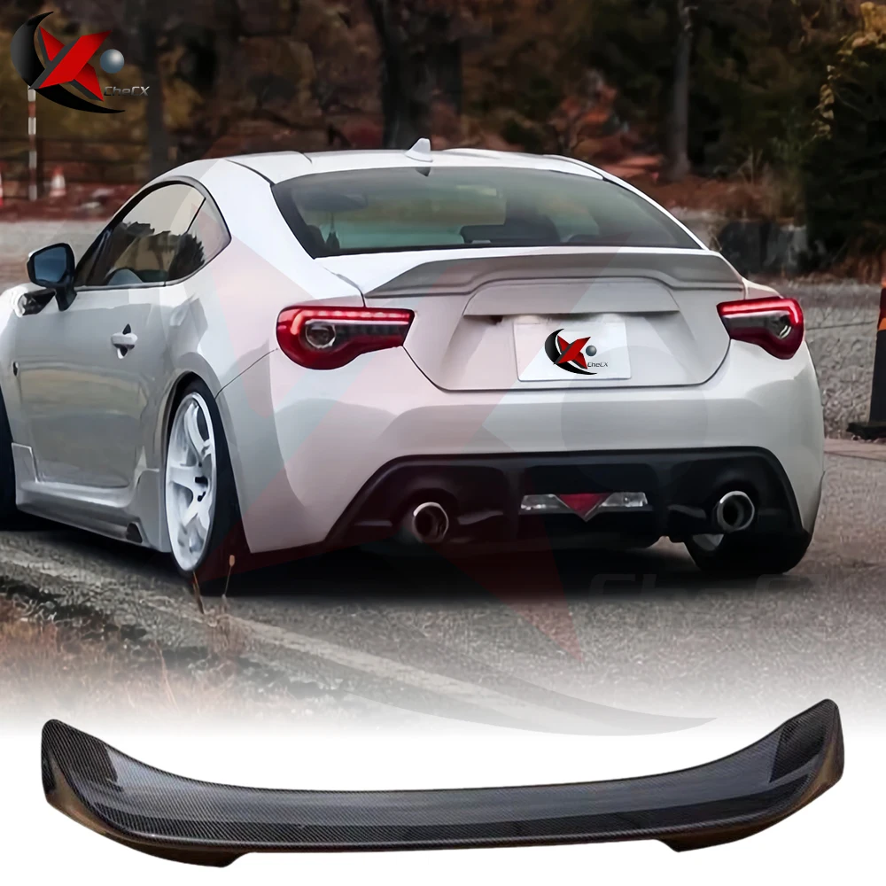 Suitable For Toyota GT86 Subaru BRZ 2012-2020 ABS Material TRD Style Rear Spoiler Car Trunk Lid Glossy Black Decorative Cover