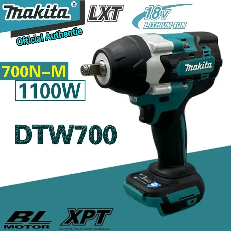 DTW700 1800 N.M Torque 7200rpm Brushless Electric Cordless Impact Wrench 1/2