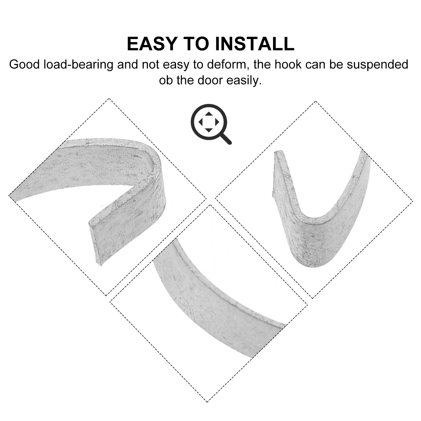 

20 Pcs Parrot Chicken Cage Door Slice Hook Hooks Stainless Steel Poultry Pet Building Clips