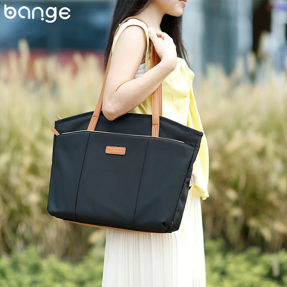 BANGE New Hot Women’s Tote Bag Padded Single Shoulder Bag Large Capacity Student College Crossbody Bag Casual Outdoor Handbag