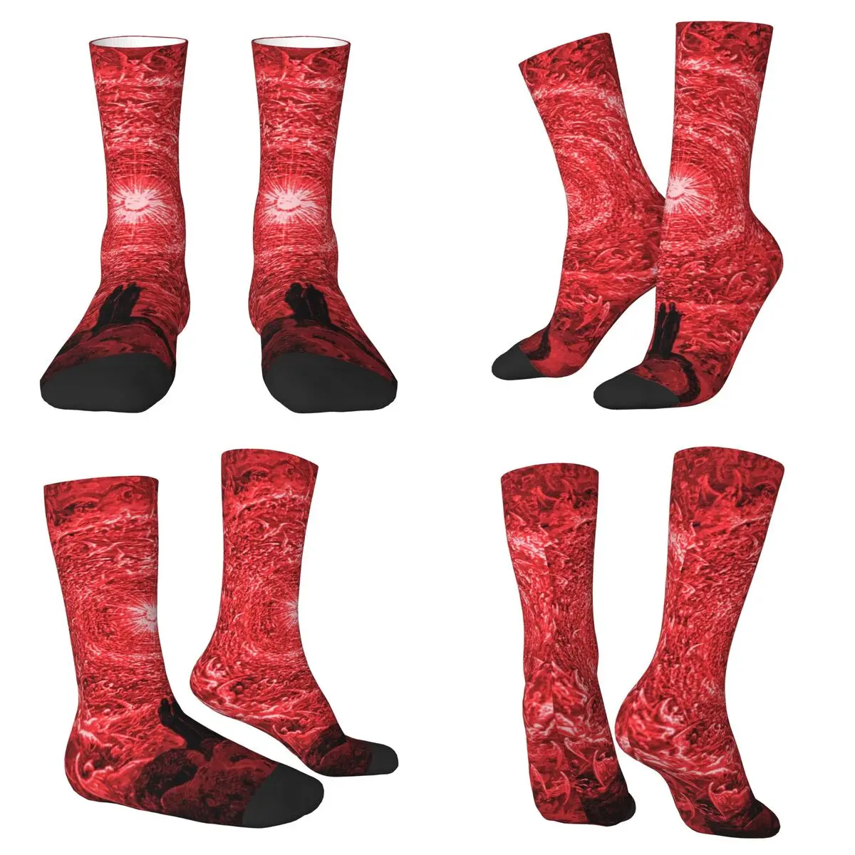 

Mysterious Spiral Cosmic Socks Sweat Absorbing Stockings All Season Long Socks Accessories for Man's Woman's Birthday Present