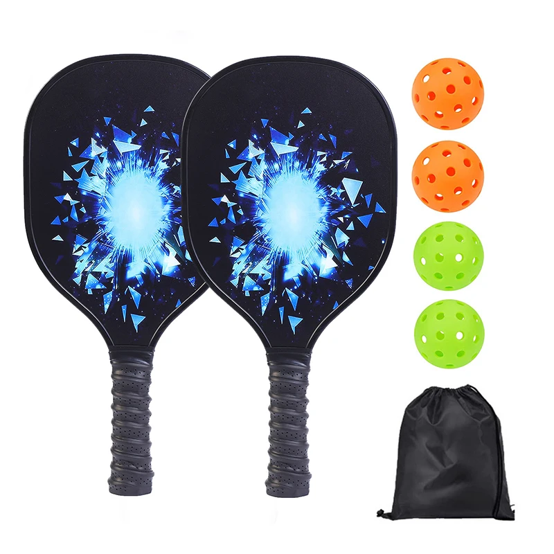 

GojoyLiu Hot Selling Poplar Wood Pickleball Paddle Set Suitable for Beginner Indoor Outdoor Training