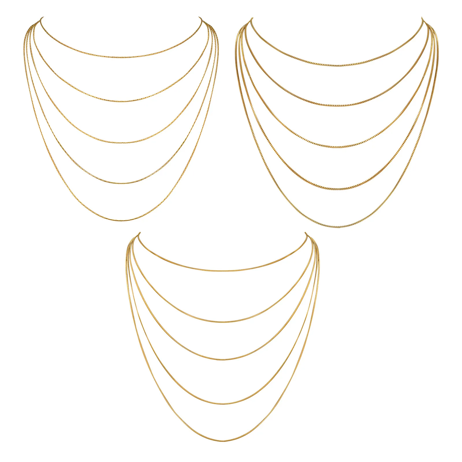 Thumbnail 2 - #48 Latest Layered Chain Necklaces Offers