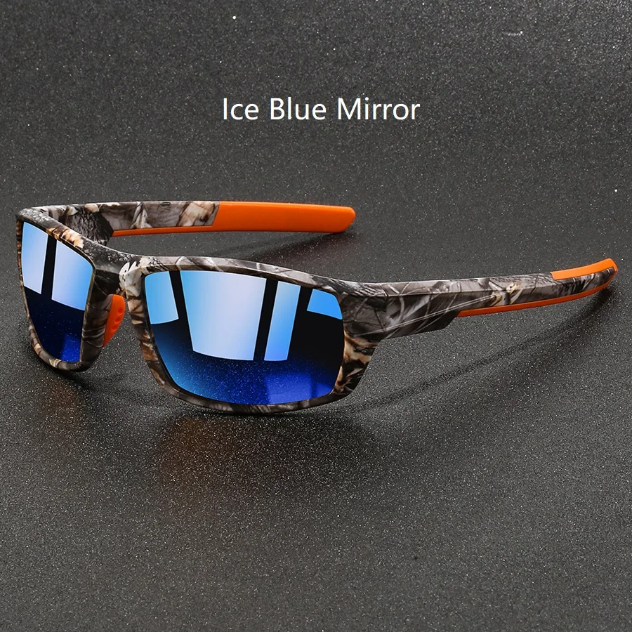 Modische Vintage Tarnmuster Sportsonnenbrille für Männer und Frauen, Geeignet für Fahren, Angeln, Radfahren, Bergsteigen, Sport-Sonnenbrille für Herren – Detail 8