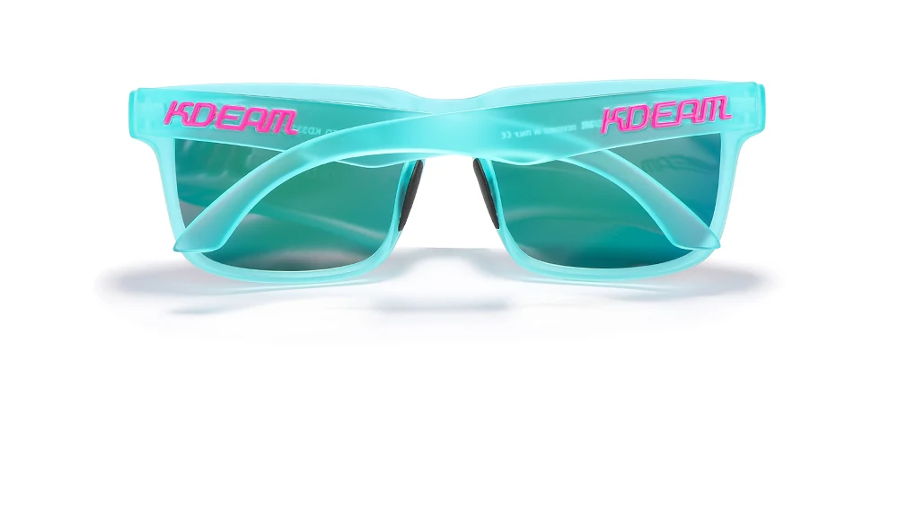 KDEAM männer Polarisierte Sonnenbrille Angeln Lebensstil Gespiegelt Farbe Blockieren Sonnenbrille Frauen Legende Platz Sonnenbrille Mit Box – Detail 9