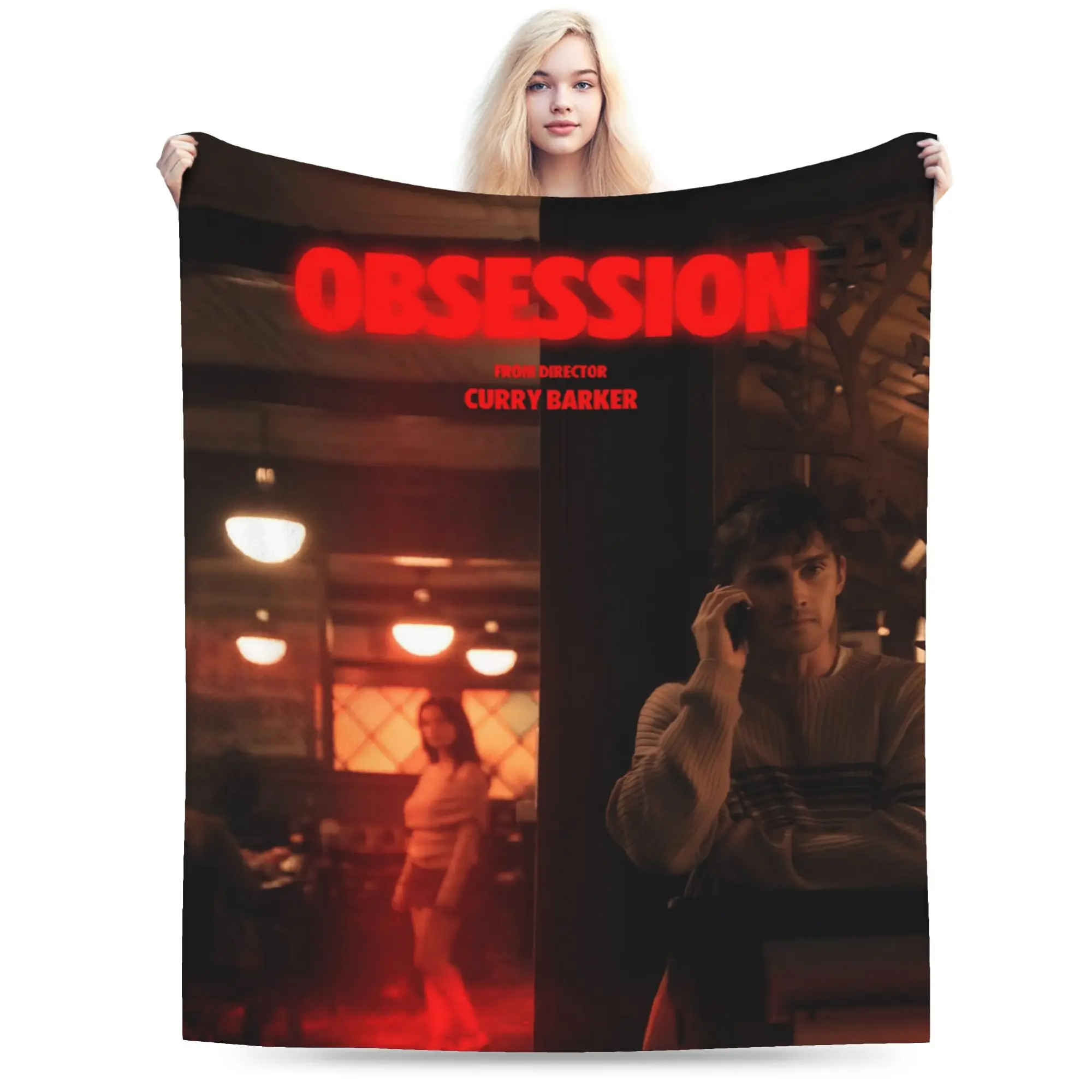 Super Soft Obsession 2026 Horror Movie Blanket Premium Flannel Fleece Lightweight  Bed Blanket Cozy Warm Blankets All Season Use
