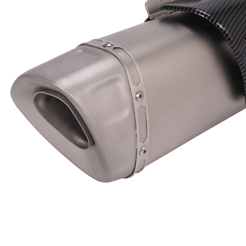 Universal Motorcycle Exhaust Systems Link Pipe Escape 51mm Muffler For MT09 CBR650 Z900 700MT 450SR KTM 390 800X 703RR Tenere700 - view 2