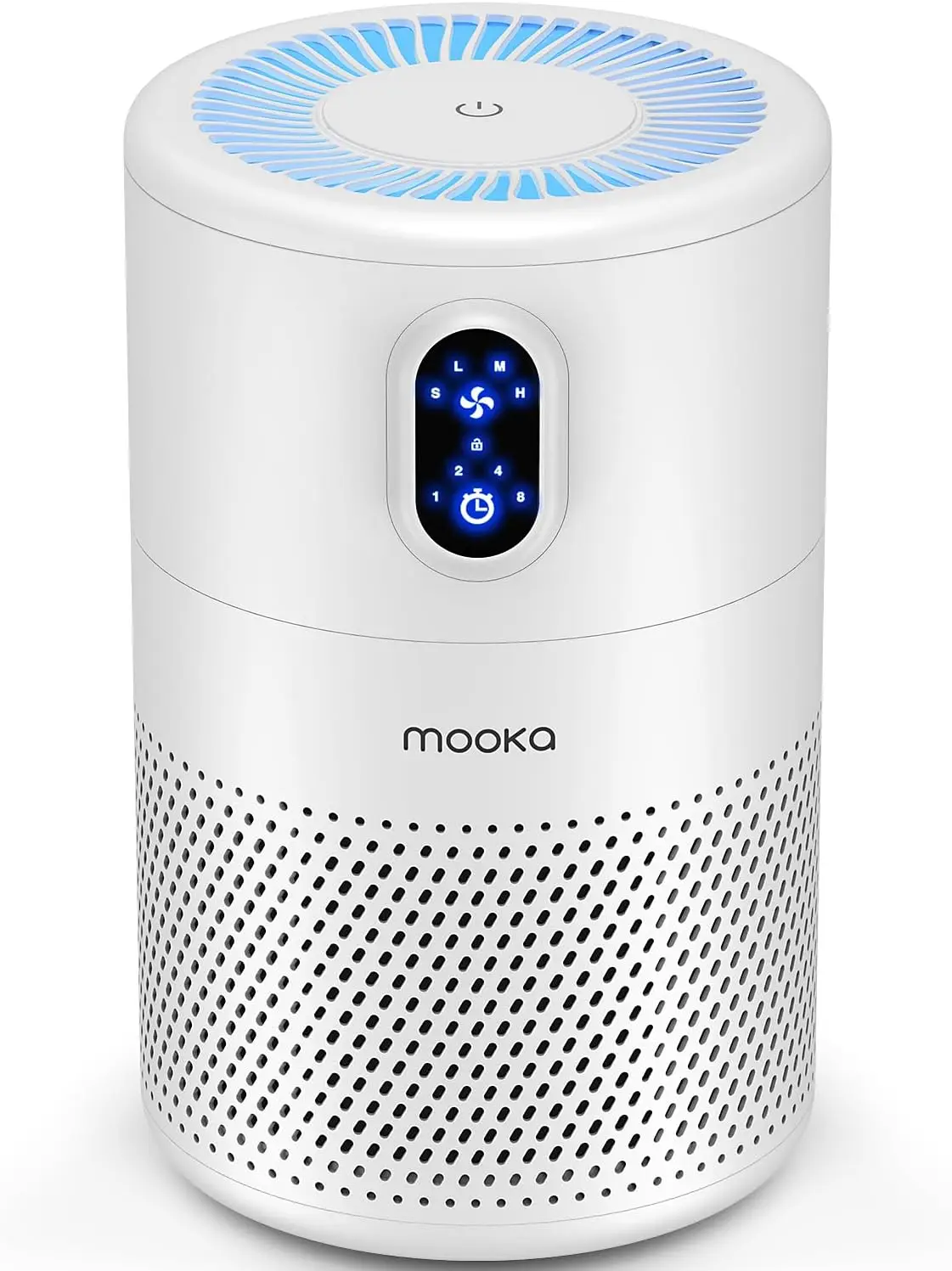 Large Room Air Purifier with H13 HEPA Filter, Odor Eliminator, Night Light for Home Office
