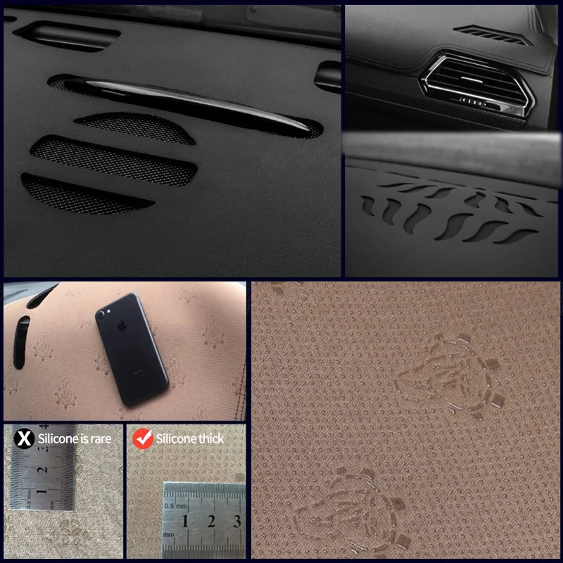 For GWM Poer Great Wall Pao Power Ute Cannon 2019 2020 2021 Car Dashboard Cover Avoid Light Pad Instrument Panel Mat Carpets