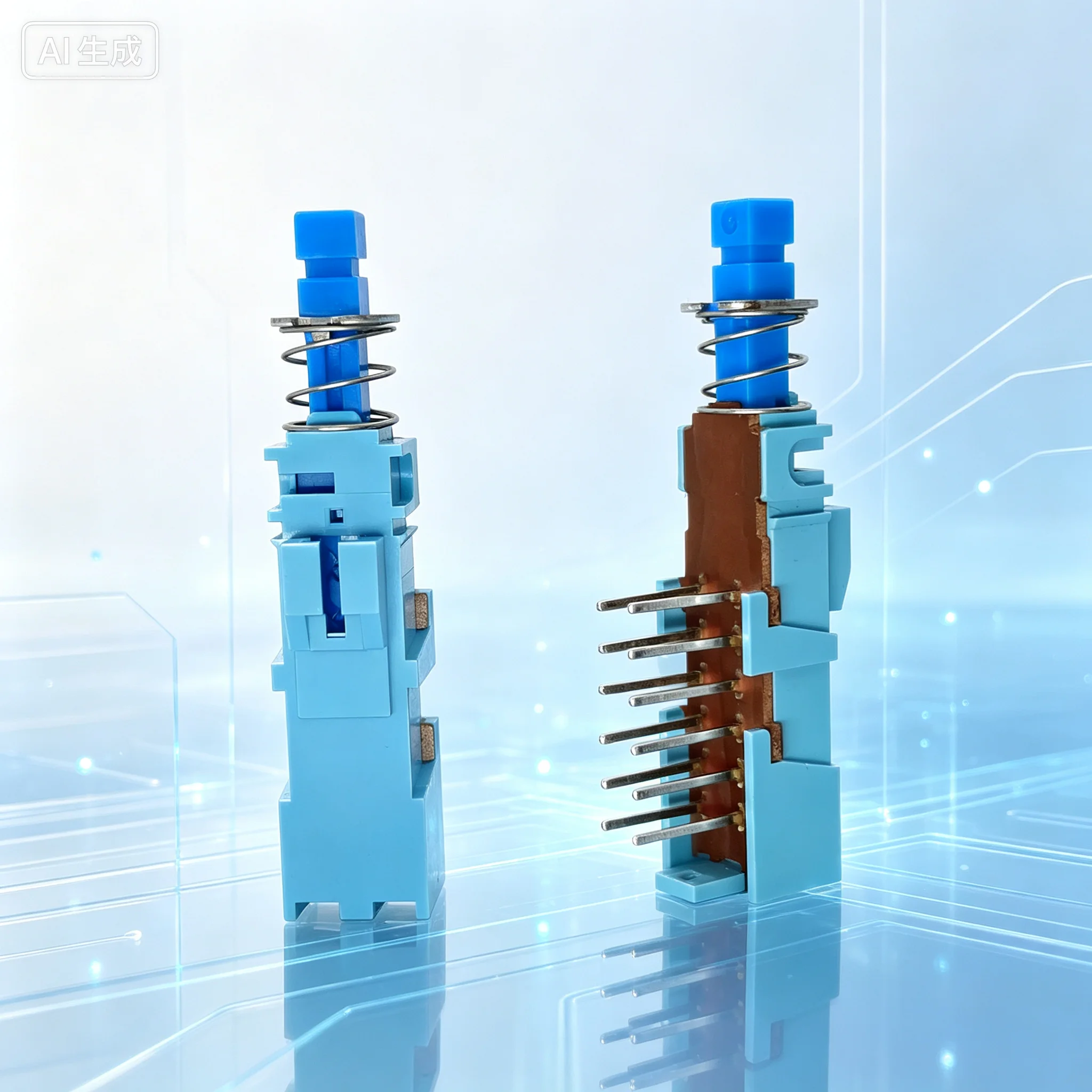 Push Switch for 12 Pin Spring Reset Button  30pcs