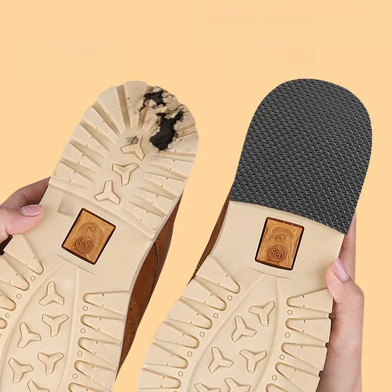1 Rolle Dicke Rutschfeste Verschleißfeste Schuhsohlen-Aufkleber - Abriebfester Fersenschutz für Leiseren, Geräuschdämpfenden Schutz von Blockabsätzen – Detail 3