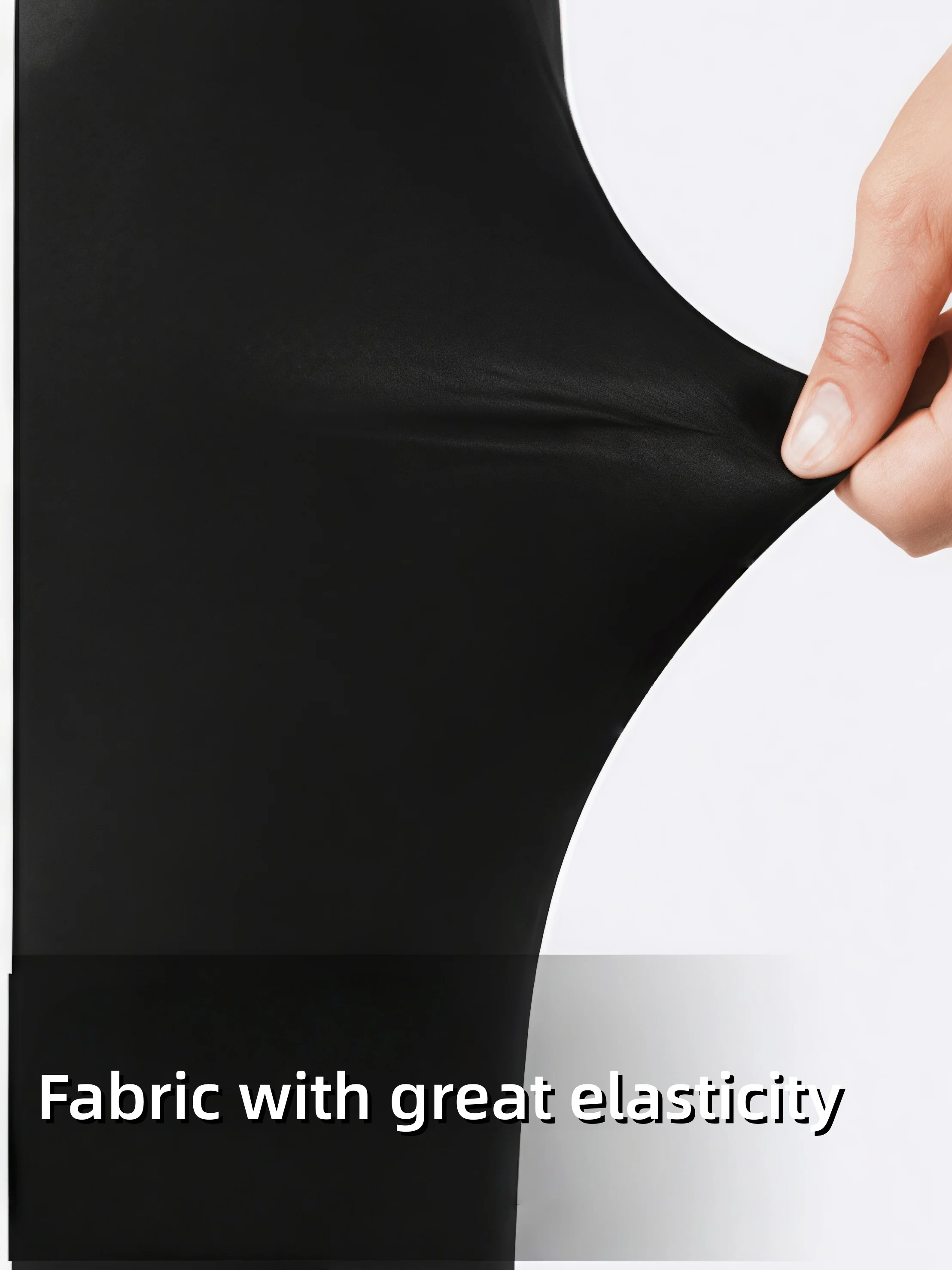 1er-Pack 80G Schwarze Hochtaillierte Einteilige Strumpfhose Dehnbare Thermische Strumpfhose für Herbst Winter Street Style Tägliches Tragen – Detail 2