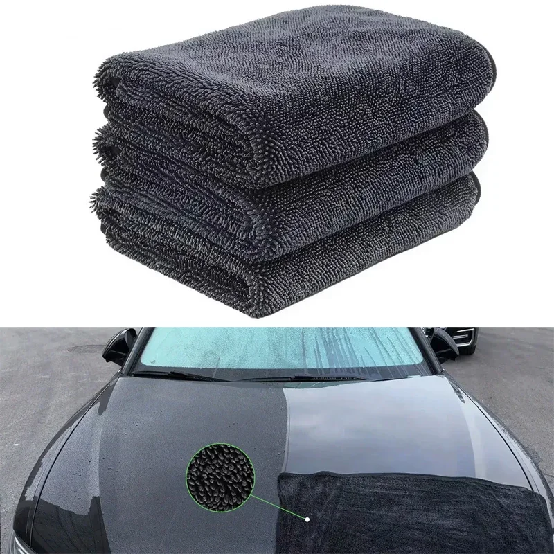 Thickened ultra-fine fiber braided towel, car wash towel, car beauty wiping cloth, water absorbing and traceless absorbent towel
