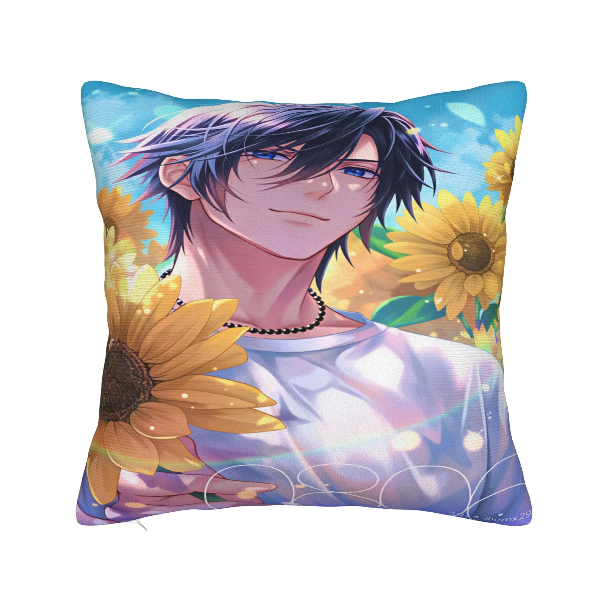 U-Uta no Prince-sama Hijirikawa Masato   Pillow Case  Graphic Pillow Cover For Office Car Home Decor Cute Funny Pillowcases