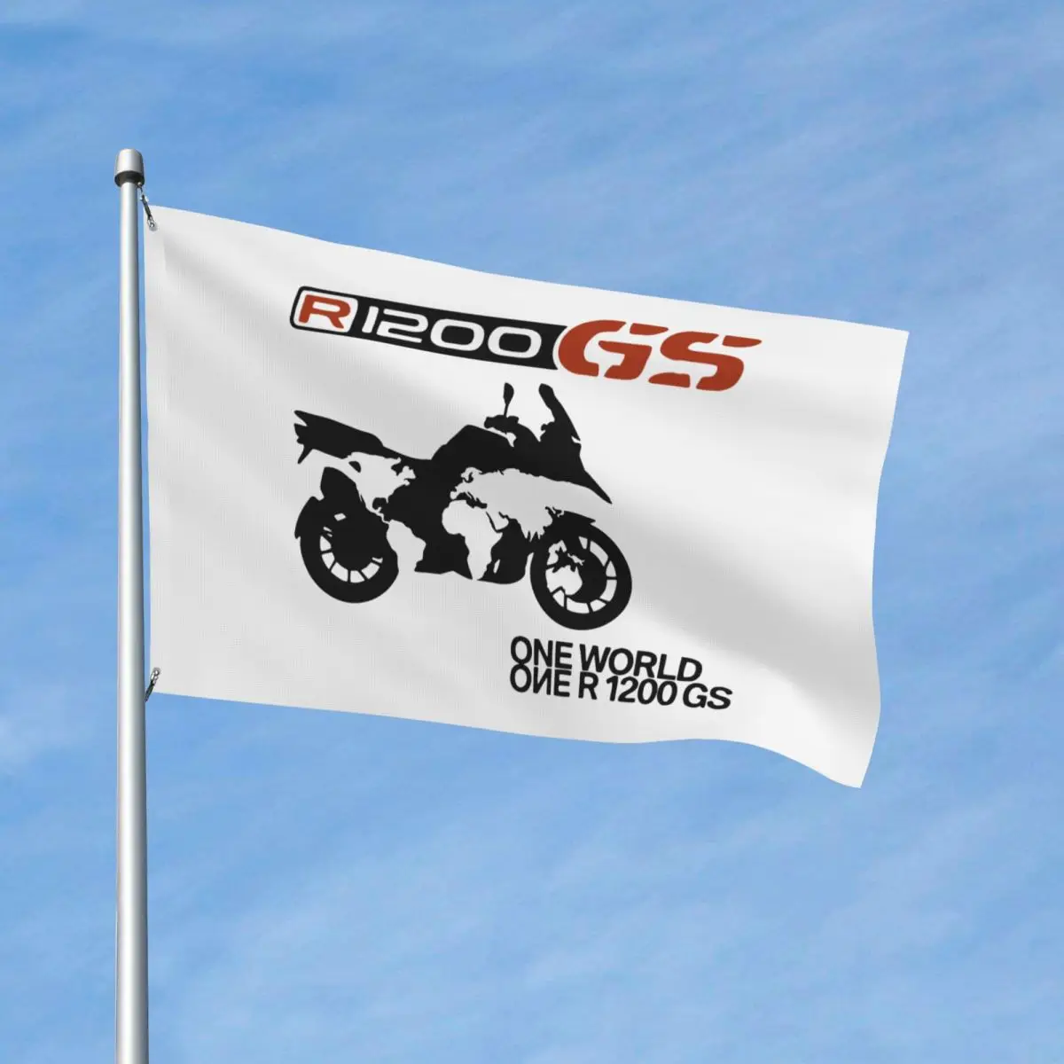 GS Flag Double Sided Indoor Outdoor Banner R1200 Motocross Race 2 Grommets Hanging Decoration