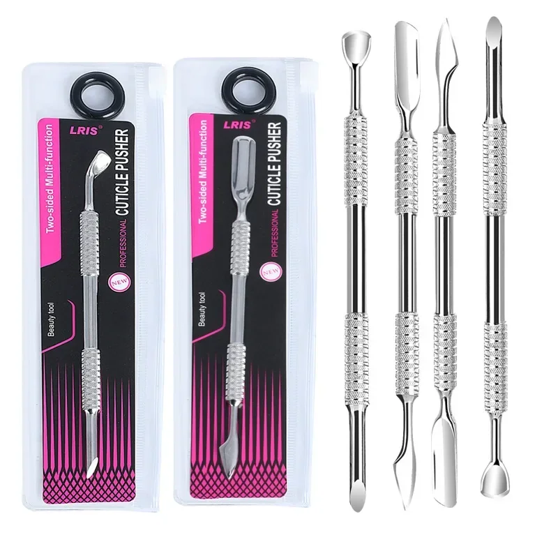New Hook Type Cuticle Pusher Nail Polish Remover Gel Nail Polish Peeler Scraper Stainless Steel Clean Manicure Tool for Nail Art