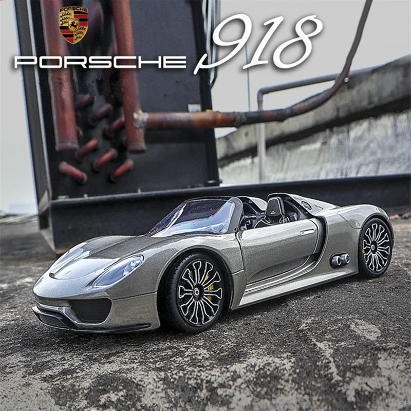 

Welly 1:36 Porsche 918 Alloy Sports Car Model Simulation Diecasts Metal Racing Car Vehicles Model Collection Childrens Toys Gift