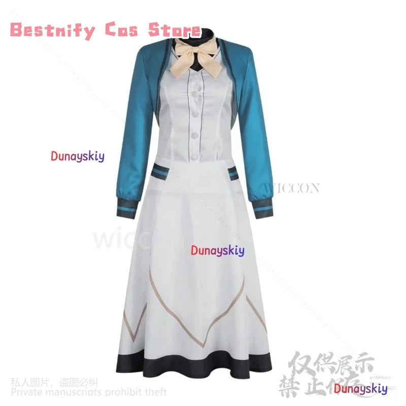 CosplaySilent الساحرة تأثيري مونيكا Evaret أنيمي زي مدرسي فستان النمط البريطاني لوليتا التنانير الطويلة السحرية أناقة الهالوين