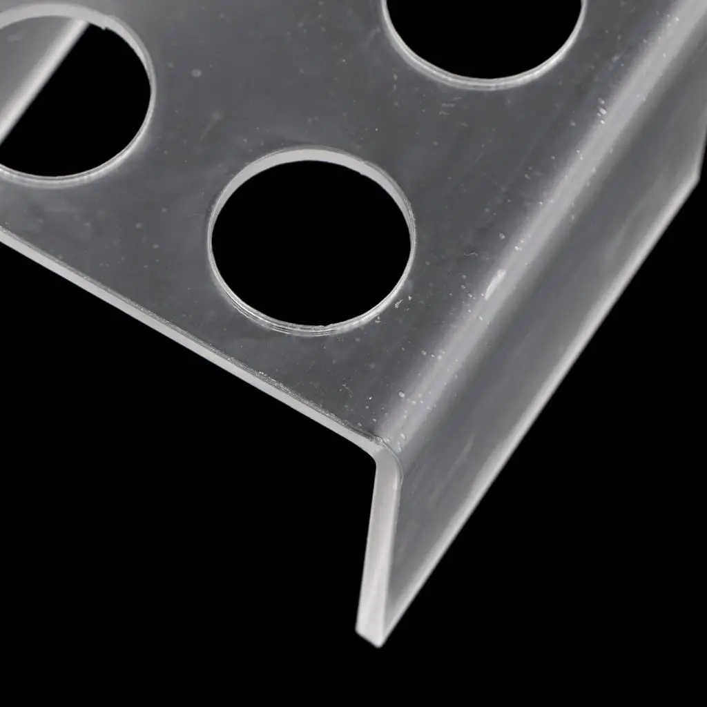 حامل بلسم الشفاه بتصميم بسيط مكون من 4 فتحات من الأكريليك لأداة صنع اليد #6