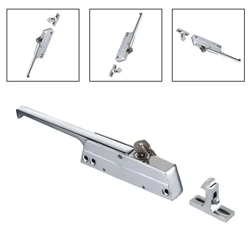 Refrigerator Door Handle Kit Zinc Alloy Handle Doors-Handle Refrigerator Door Side Doors Handles Refrigerator Replacement Parts