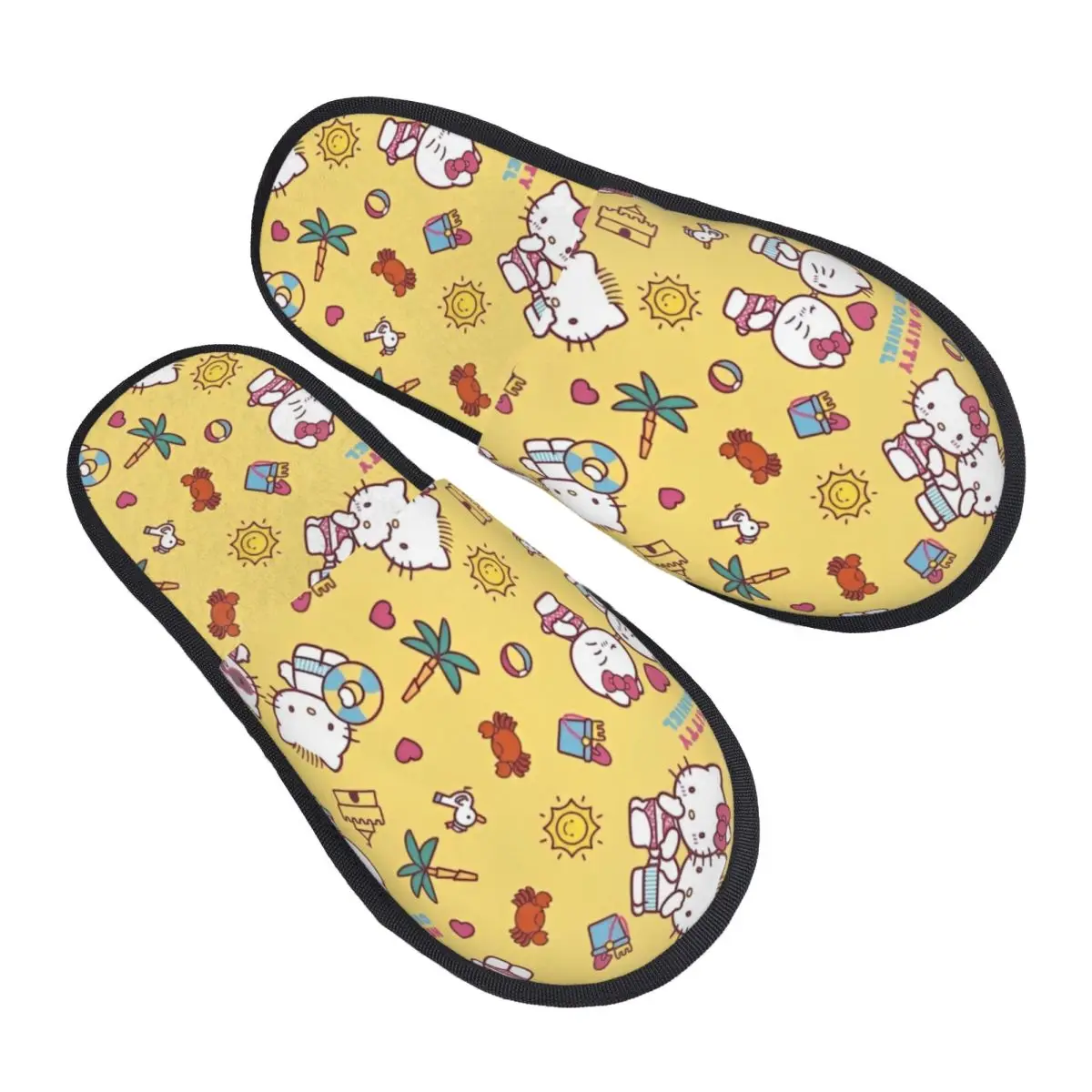 Sanrio Character Bedroom Slippers with Memory Foam Slipper Gift for Women Men House Shoes with Anti-Skid Sole