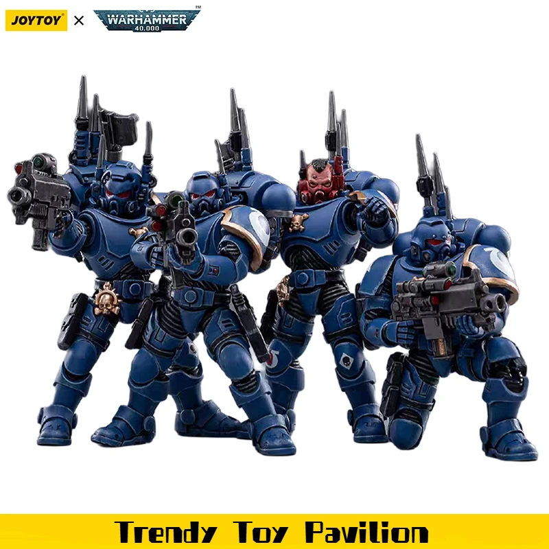

【JOYTOY】Warhammer 40K Ultramarines Incursors Brother Aurelian Varron Remus Sergeant Romulo 4 шт. 1/18 экшн-фигурки игрушки