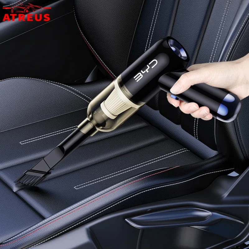 Wireless Car Mini Vacuum Cleaner Handheld Portable Rechargeable For BYD Atto 3 Yuan plus Seal Han EV Dolphin Accessories 2023