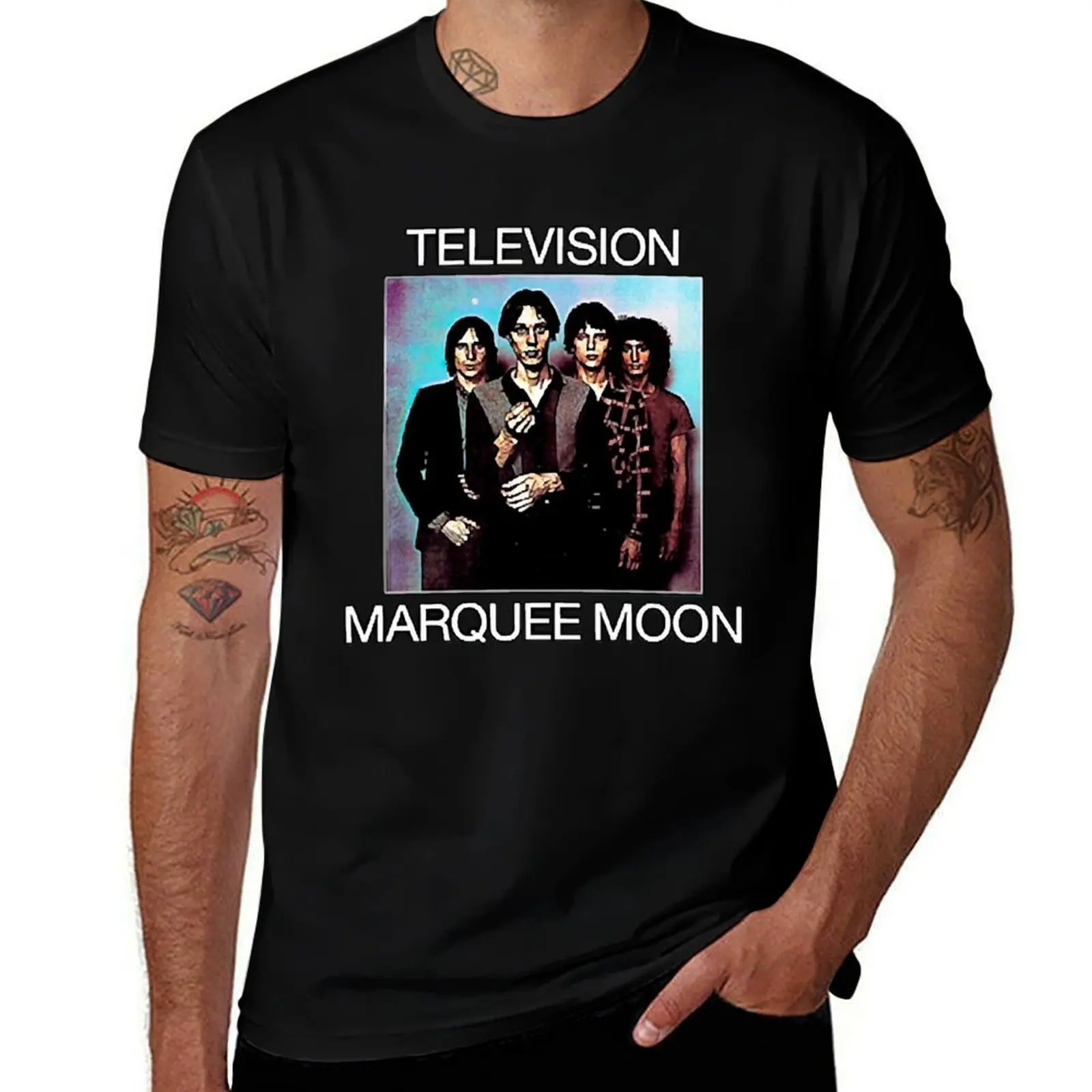 

Television Marquee Moon T-Shirt man t shirt graphic t shirts for man cotton T-Shirt