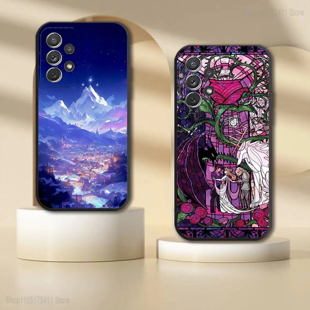 

Acotar A Court of M-Mist Phone Case For Samsung S 25,24,23,22,30,21,10,9,Ultra,Plus,Lite,FE,4,5G Black Soft Case