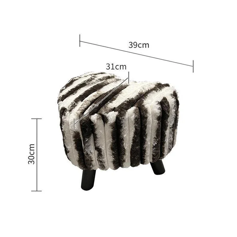 Entrance Hall Stools Living Room Shoe Changing Stool Nordic Interior Sofa Footrest Office Single Ottomans Home Decorative