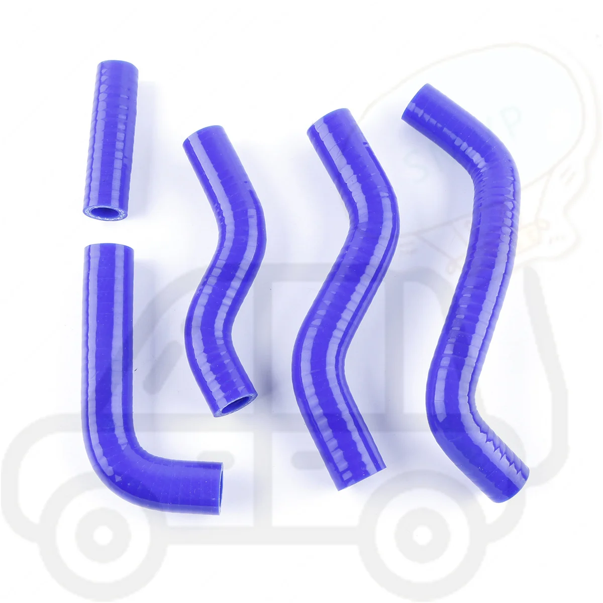 5PCS 3-Ply For SUZUKI RMZ 250 RMZ250 2007 2008 2009 Silicone Radiator Hose Motorcycle Replacement Parts Hose Pipe Tube Duct