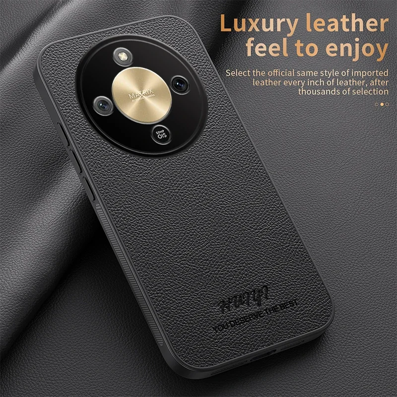 Luxury Business Leather Soft Frame Magnetic Cover For Honor X9D HonorX9D 5G Phone Cases Capa