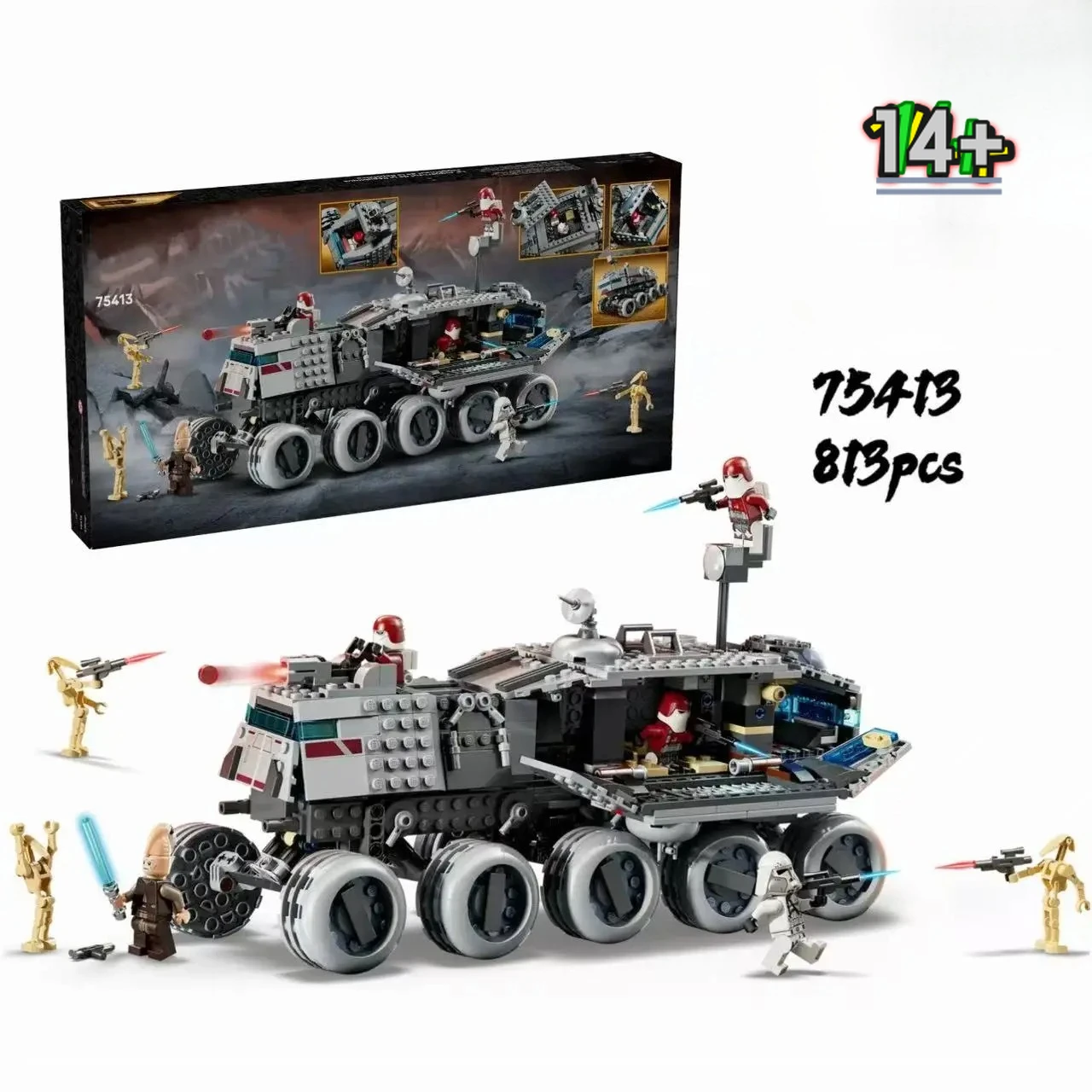 

Набор для сборки «Республиканский джаггернаут» Disney 2026 NEW 75413, научно-фантастический реплика, идеальный подарок на день рождения, Рождество, праздничные дни