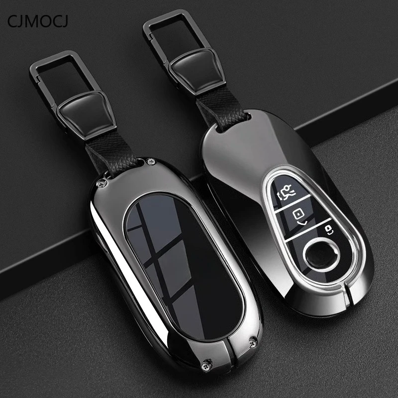 

Premium Zinc Alloy Key Cover Case for Mercedes E300L/GLE350/C200L/E260L (2025 Models) - Protective Key Fob Shell