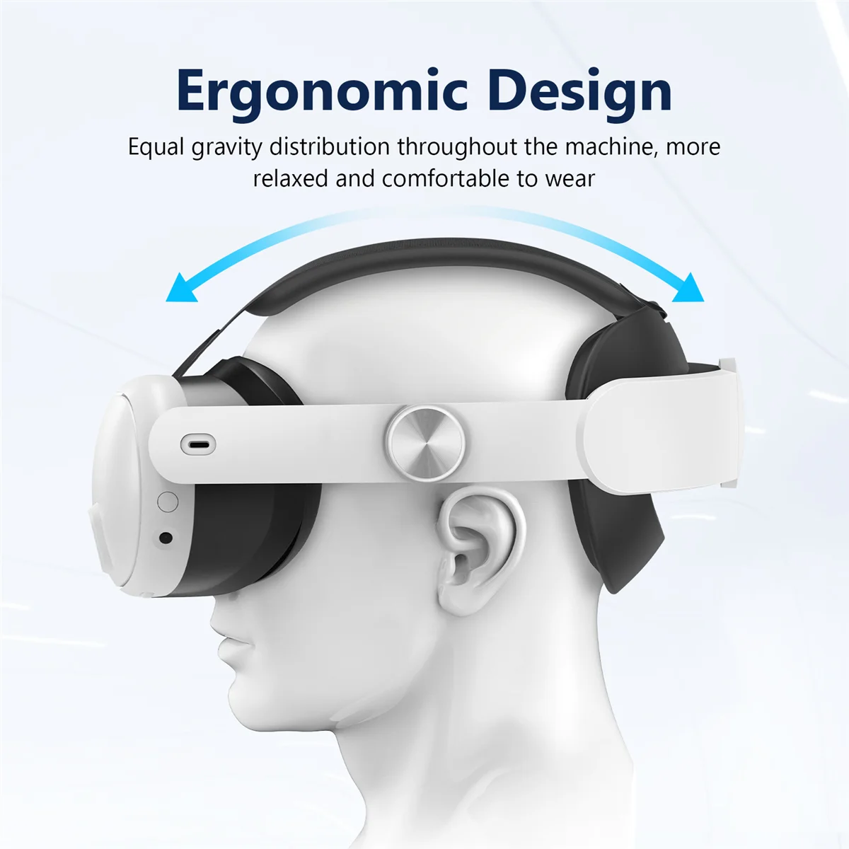 

FEB-VR Head Strap for Meta Quest 3 Head Strap Upgrades Elite Strap Alternative Head Strap for Oculus Quest 3 VR
