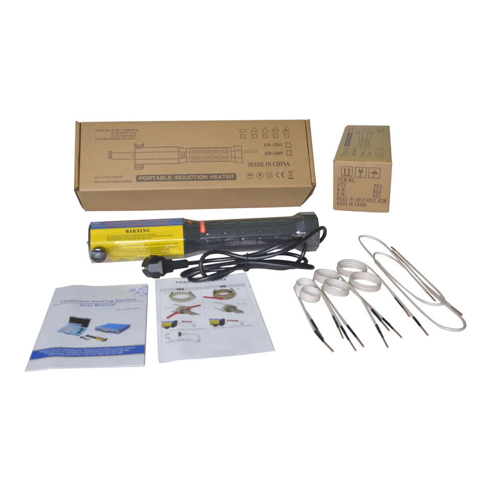 

1000W Magnetic Induction Heater Kit Flameless 110V 220V Automotive Heating Machine with 8 Coils Car Repair Tool