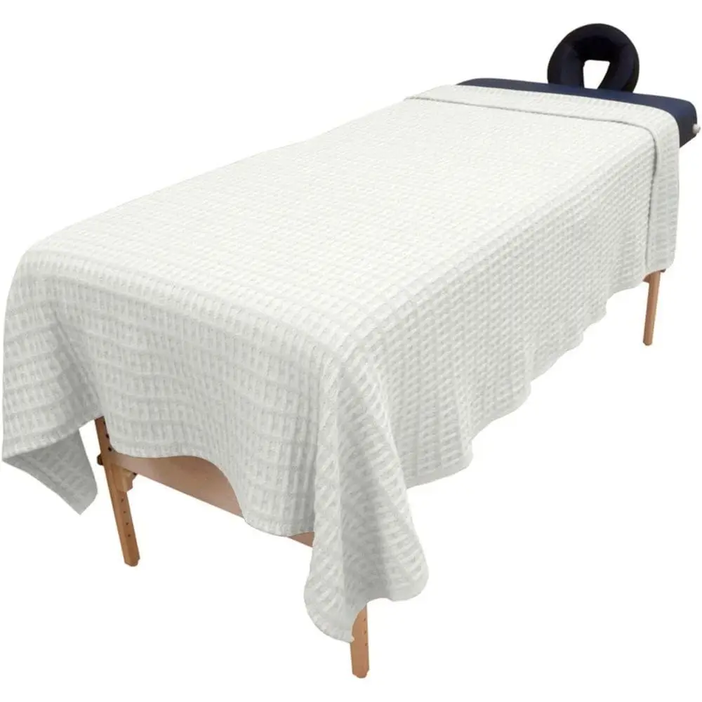 

Набор из 10 штук - Покрывало для массажного стола Harmony Cotton Spa, 100% хлопок, 66 x 90 дюймов. Уютный, теплый и стильный. Моющийся. Raise