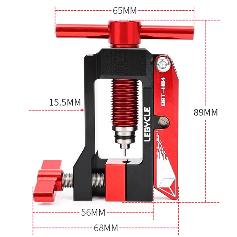 Lebycle Bike Hydraulic Disc Brake Oil Needle Tool Driver Hose Cutter Cable Pliers Olive Connector Insert BH59 BH90 Install Press